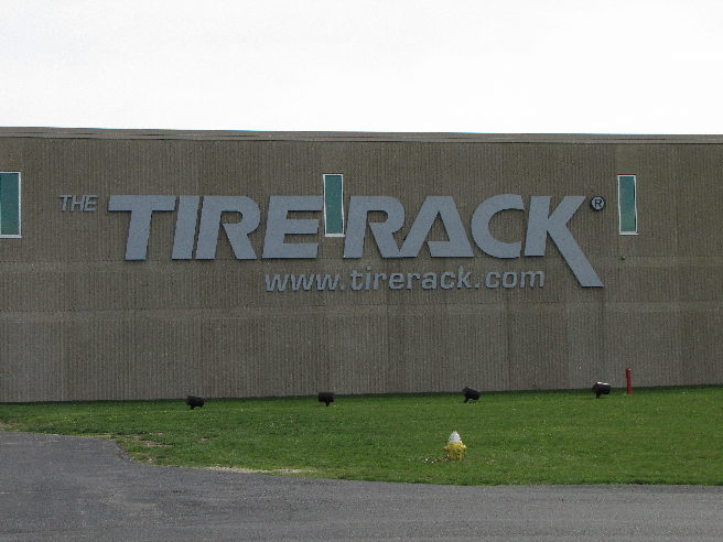 tire rack sign
